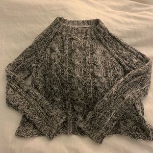 Grey woven sweater S/M
